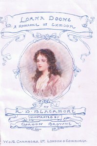 Página de título, de Lorna Doone pub.by W & R Chambers Ltd de Gordon Frederick Browne