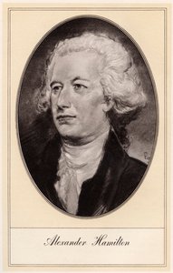 Alexander Hamilton, político americano, início do século XX.