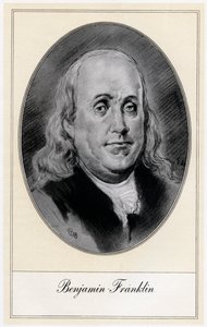Benjamin Franklin , figura política e estadistas dos Estados Unidos, início do século 20 de Gordon Ross