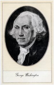 George Washington, o primeiro presidente dos Estados Unidos, no início do século XX.