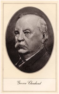 Stephen Grover Cleveland, 22 e 24 Presidente dos Estados Unidos, início do século XX.