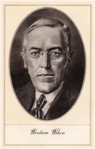 Woodrow Wilson, 28º Presidente dos Estados Unidos, início do século 20