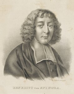 Retrato de Baruch Spinoza, c. 1830-1840. de Gottfried Küstner
