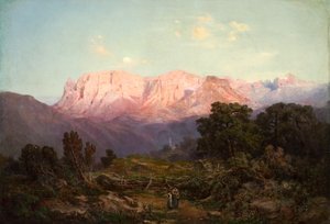 Sciliar com Catinaccio visto de Rampeun