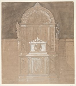 Epitáfio para o Barão C. F. von Rumohr 1845 de Gottfried Semper
