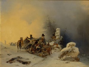 A retirada das tropas francesas da Rússia, 1846
