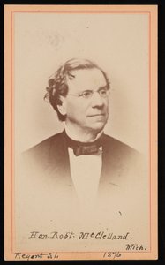 Retrato de Robert McClelland 1807-1880, 1876. de Gottschalk Grelling