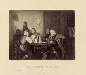 "Política de aldeia" de Scholesser de Goupil and Cie.