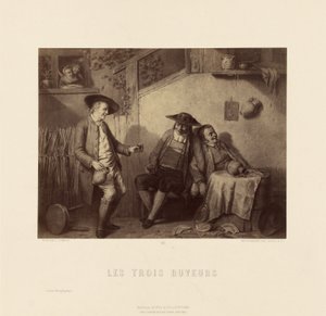 "Os Três Bebedores" de L. Somers de Goupil and Cie.