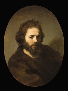 Retrato de um homem barbudo de Govaert Flinck