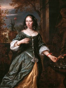 Retrato de Susanna van Baerle (1622-1674) de Govert Flinck