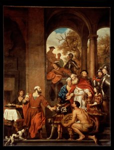 O incorruptível cônsul Marcus Curius Dentatus de Govert Flinck