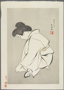 Toenails de corte de mulher, depois de 1929 de Goyo Hashiguchi