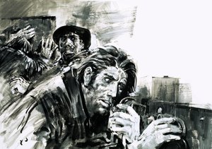 Um pedido de ajuda da Revolta Húngara (guache sobre papel) de Graham Coton