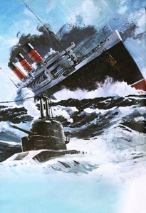 Navio e submarino de Graham Coton
