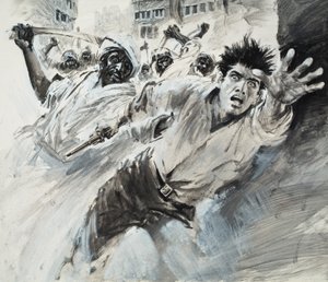 William Robinson, Um viajante americano (guache sobre papel) de Graham Coton