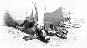 Ilustração para "As Viagens de Gulliver", escrita por Jonathan Swift