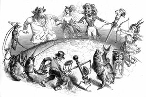 Ilustração para o romance "Un Autre Monde" de Henri Fournier