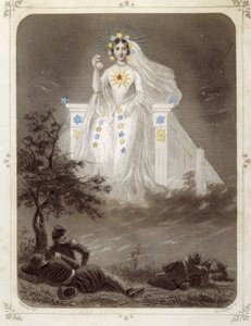 Estrelas: Mulher representando "La belle étoile" - por Grandville de Grandville