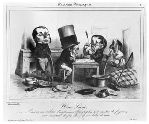 Uma apreensão, c.1840 de Grandville