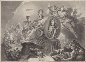 Retrato alegórico de Luís XIV, rei da França