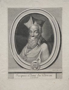Cardeal Jacques Davey Duperron de Gérard Edelinck