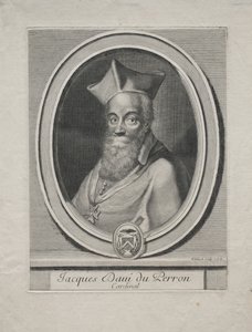 Cardeal Jaques Davey Duperron. de Gérard Edelinck