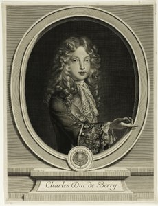 Charles Duc de Berry de Gérard Edelinck