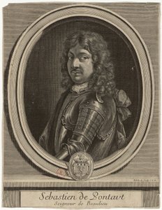 Edelinck - Sebastien de Pontaut Seigneur de Baulieu de Gérard Edelinck
