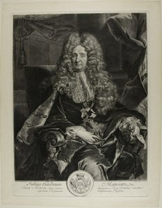 Jules Hardouin-Mansart de Gérard Edelinck