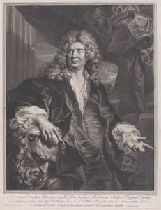 Martin Vanden Bogaert, chamado Desjardins, 1698. de Gérard Edelinck