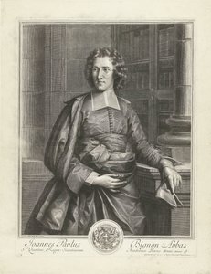 Retrato de Jean Paul Bignon Joannes Paulus Bignon Abbas (título no objeto) de Gérard Edelinck