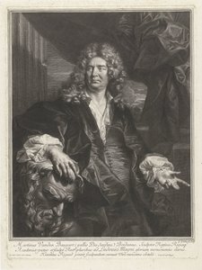 Retrato de Martin Desjardins Martinus Vanden Baugart (título no objeto) de Gérard Edelinck