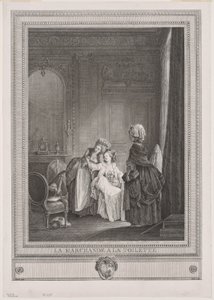 A comerciante no quarto de vestir (La Marchande à la Toilette) de Gérard Vidal