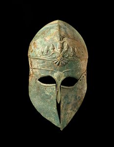 Capacete Corinthiano, c.495 aC de Greek