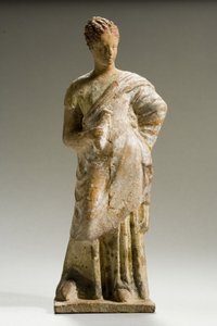 Estatueta de uma mulher, período helenístico, c.3º século aC (terracota)