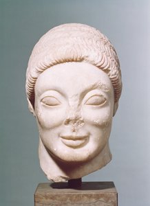 &39;The Rayet Head&39;, Attic, de Dipylon, c.530 aC (mármore)