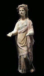 Figura de Canosan, séc. IV-3º AC (terracota)