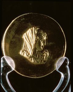 Medalha de Ouro de Olímpia, do Tesouro Aboukir (ouro) de Greek School