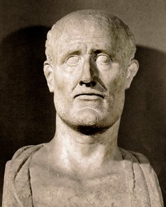 Busto de Alcibiade (450-404 a.C.) estadista e Ateniense General Roma, musei capitolini