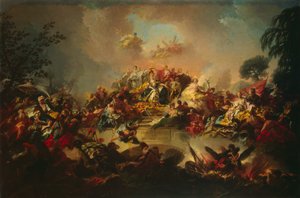 Apoteose do Reino de Catarina II, 1767. de Gregorio Guglielmi
