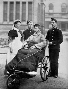 O convalescente, Herbert Hospital, Woolwich, Londres, 1896 de Gregory and Co