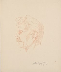 Retrato de Franz Barwig, o Ancião de Grete Wagner Barwig