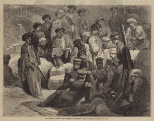 Chefes Circassianos e Oficiais Russos