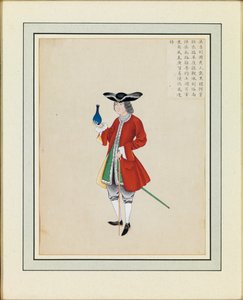 Retrato de um estrangeiro, c.1765 de Guanpeng Ding