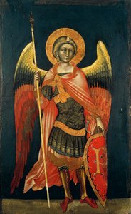 Angel by Guariento (activo 1338-1367 ou 1370), tempera no painel, cerca de 1354 de Guariento di Arpo