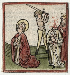 Sts. Teonesto e Albano; ou São Luís. Pancrace de Günther Zainer