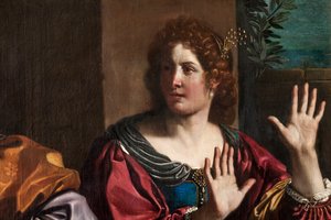 Amnon e Tamar, detalhe de 2384639 de Guercino