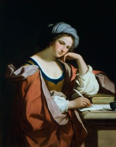 Sibyl Persa, de Felice Giani (1758-1823), óleo sobre tela de Guercino