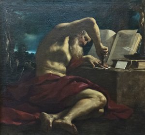 São Lucas de Guercino (1591 1666) (studio)